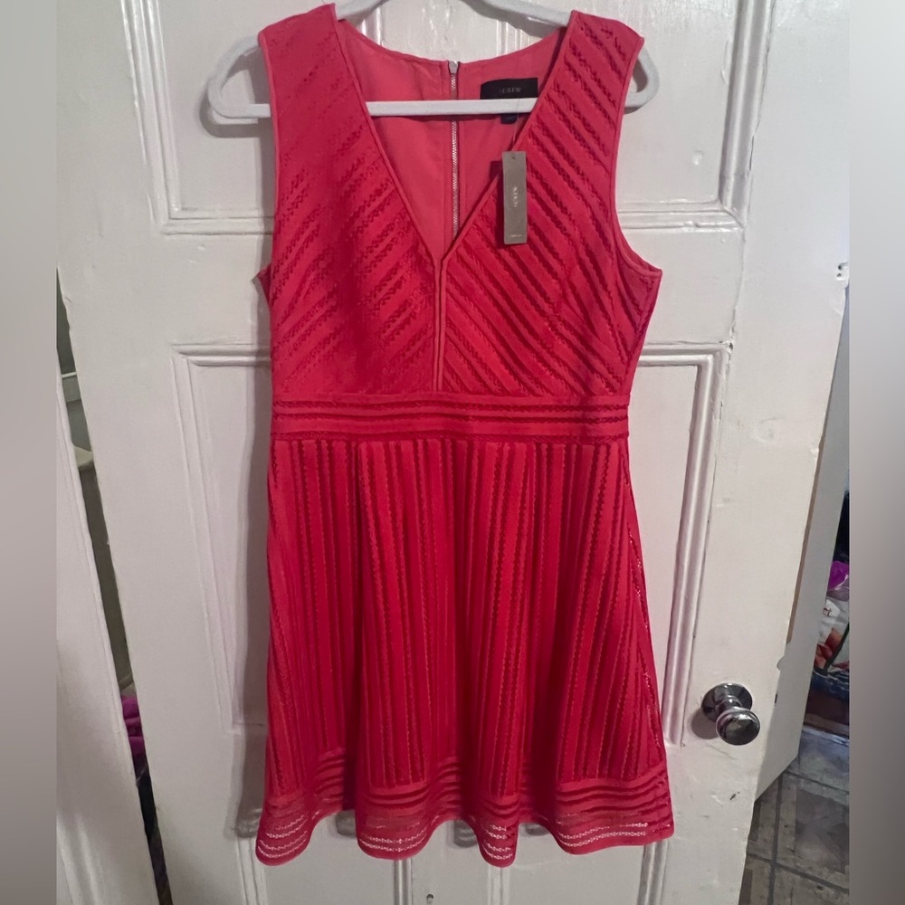 Red J. Crew Dress